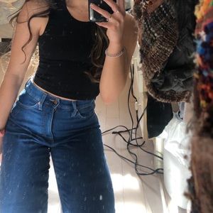 High waisted wrangler jeans